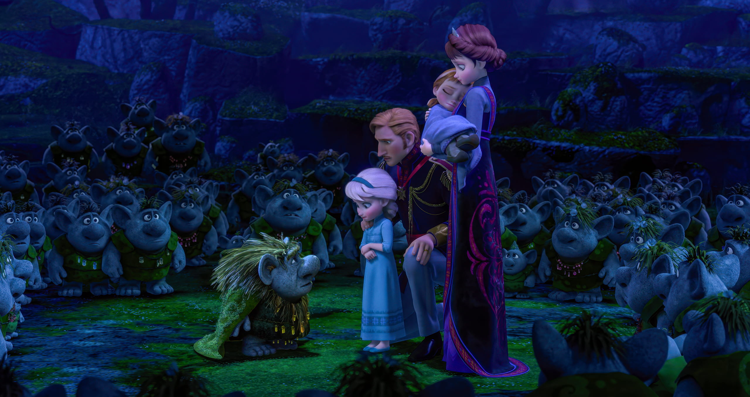 The royal family meets Pabbie