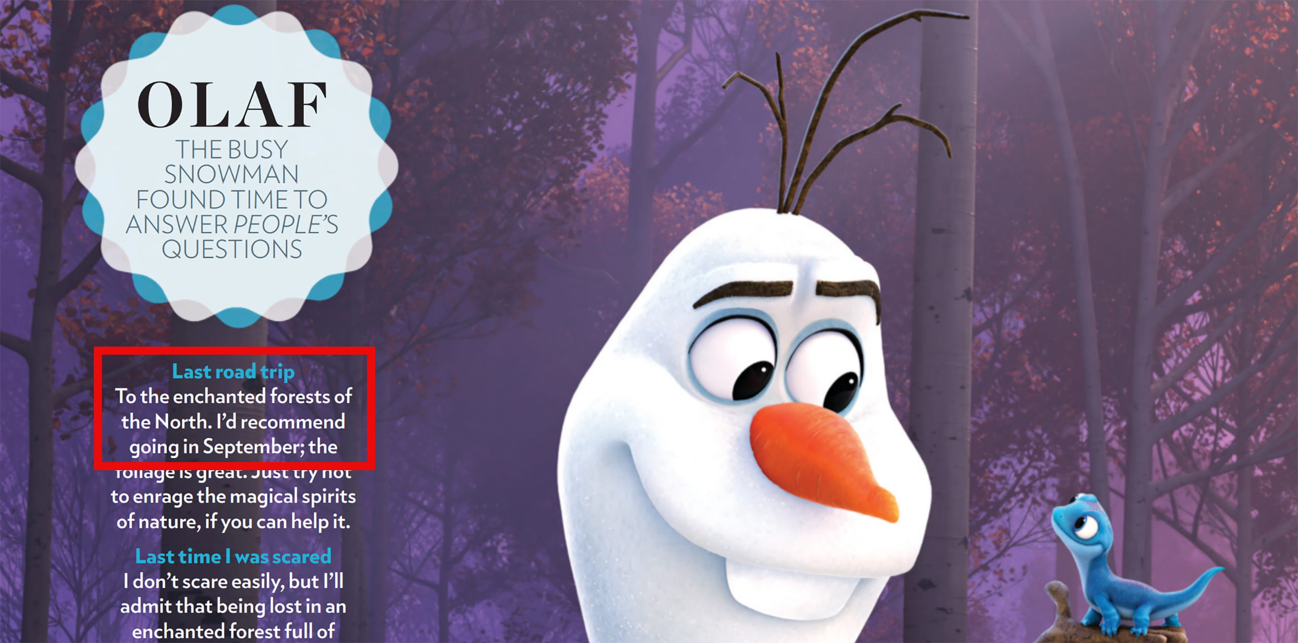 People frozen